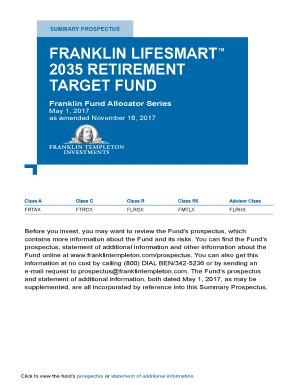 Franklin LifeSmart 2025 Retirement Target Fund Class A (FTRTX .
